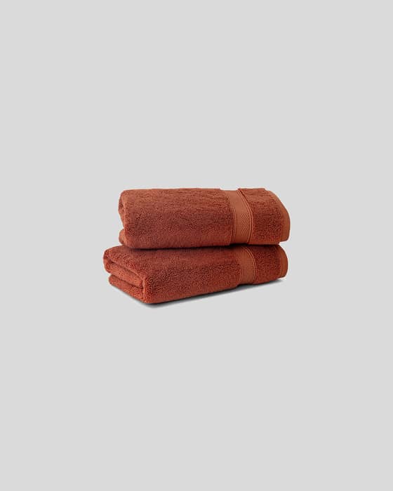 Luxury Washcloths in Sienna