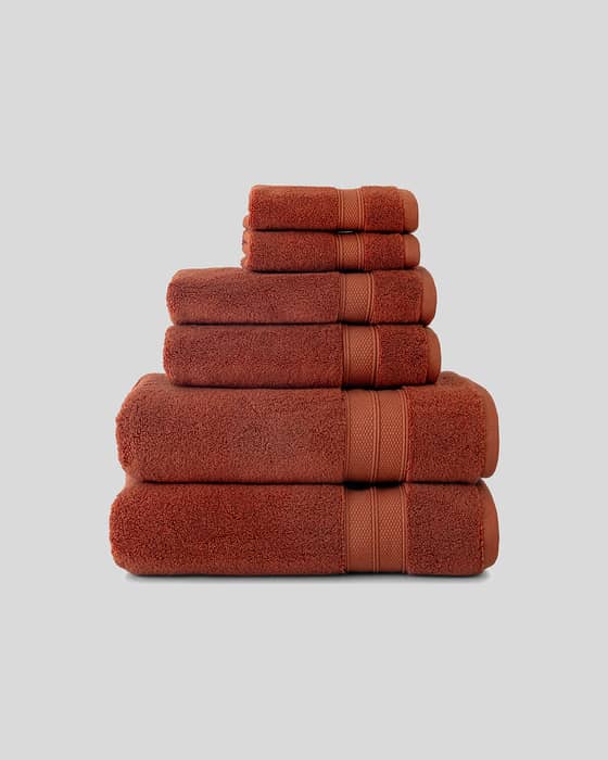 Luxury Towel Six Piece Set in Sienna