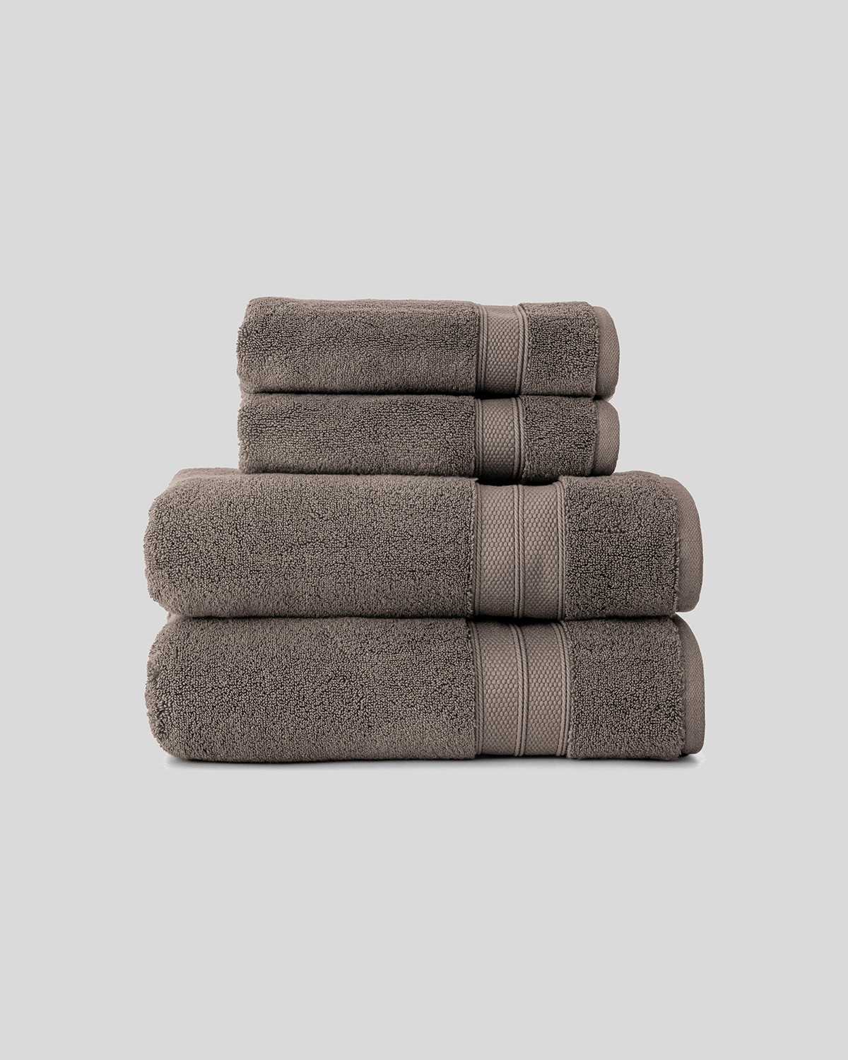 Luxury Towel Sets, Taupe