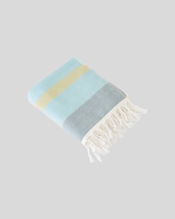 Soft Gradient Striped Beach & Pool Towel
