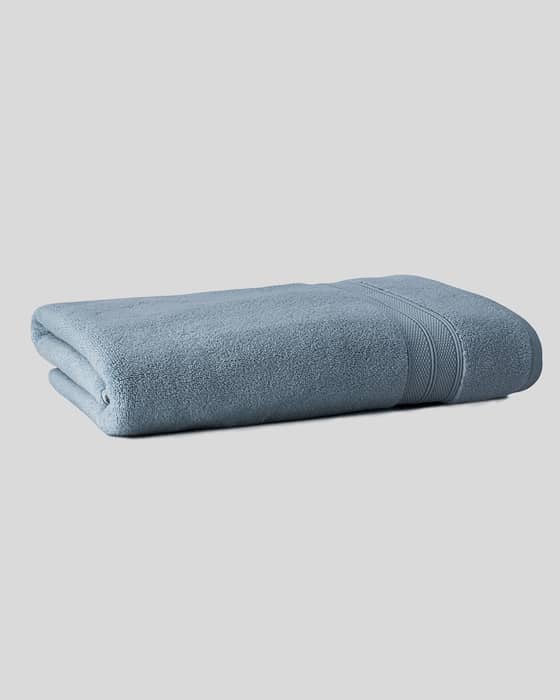 Luxury Bath Sheet in Blue Shadow