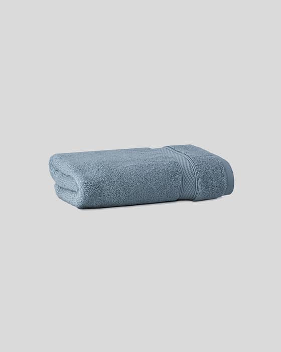 Luxury Hand Towel in Blue Shadow