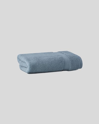 Luxury Hand Towel in Blue Shadow