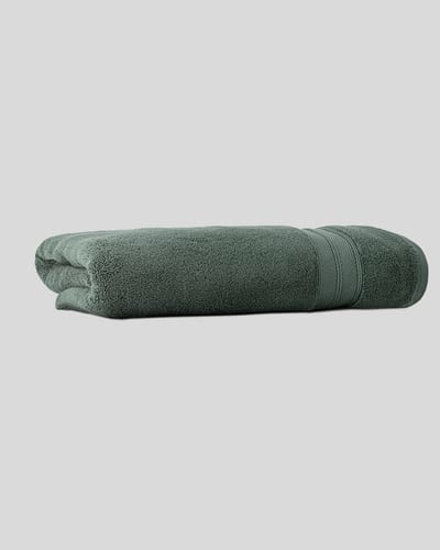 Luxury Bath Sheet in Pine Green