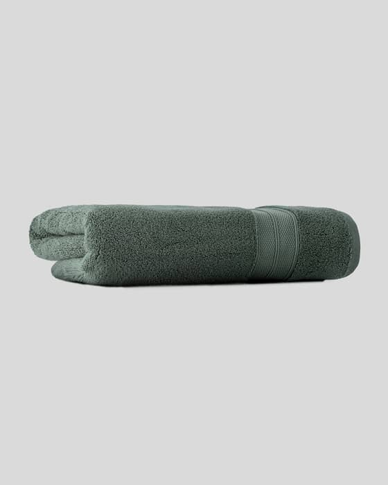 Luxury Bath Towel in Pine Green