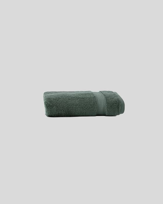 Luxury Washcloth in Pine Green