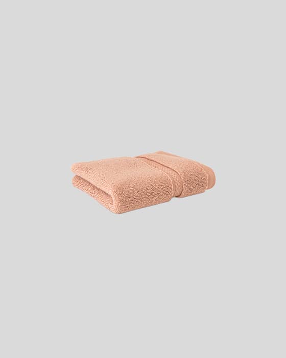 Terry Washcloth in Almond Apricot