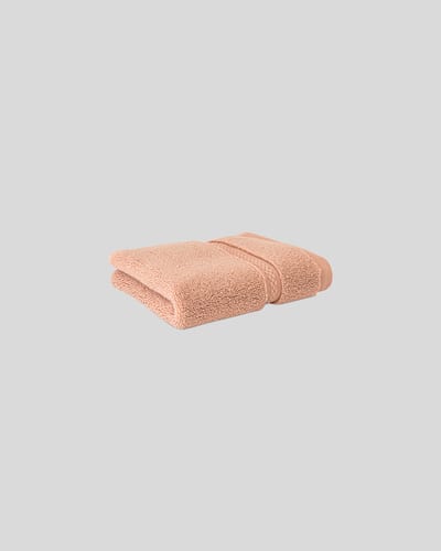 Terry Washcloth in Almond Apricot
