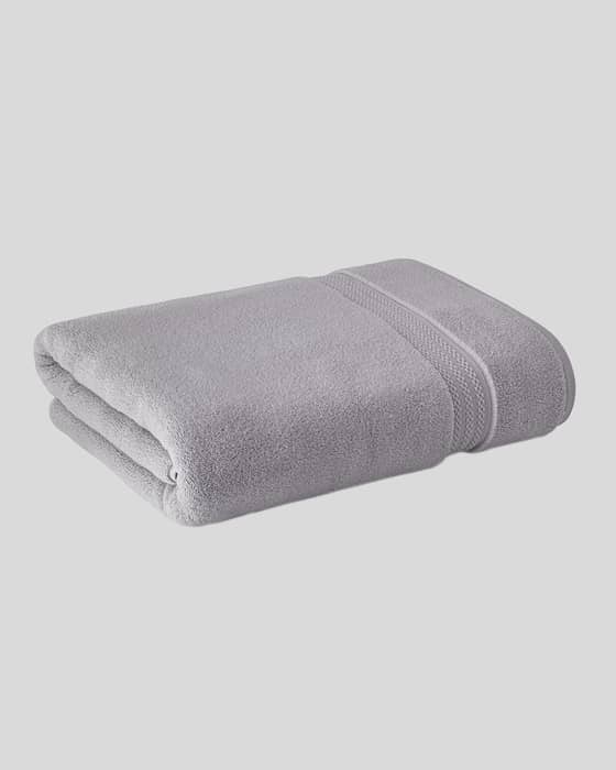 Terry Bath Sheet in Opal Gray