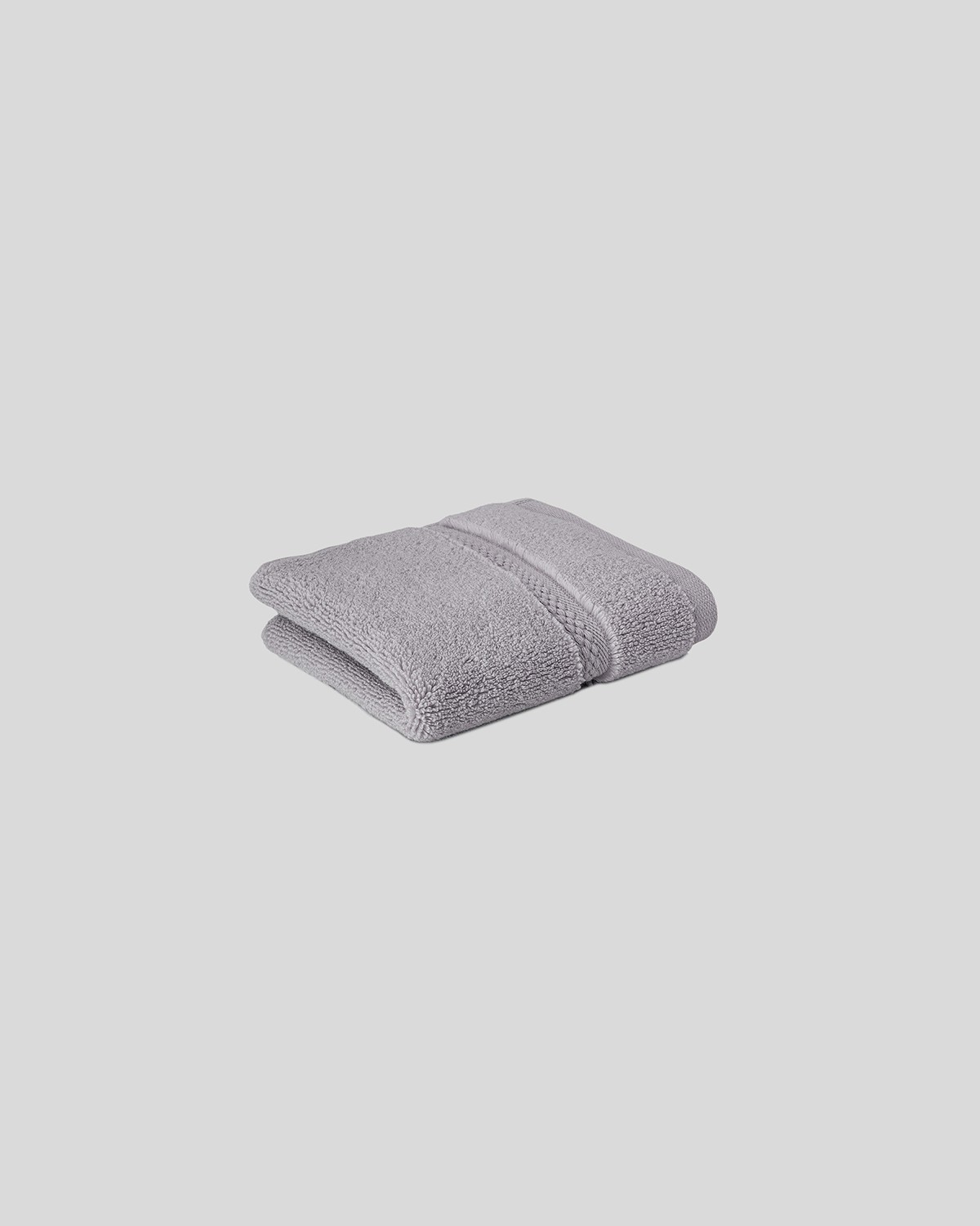 Terry Washcloth, Opal Gray