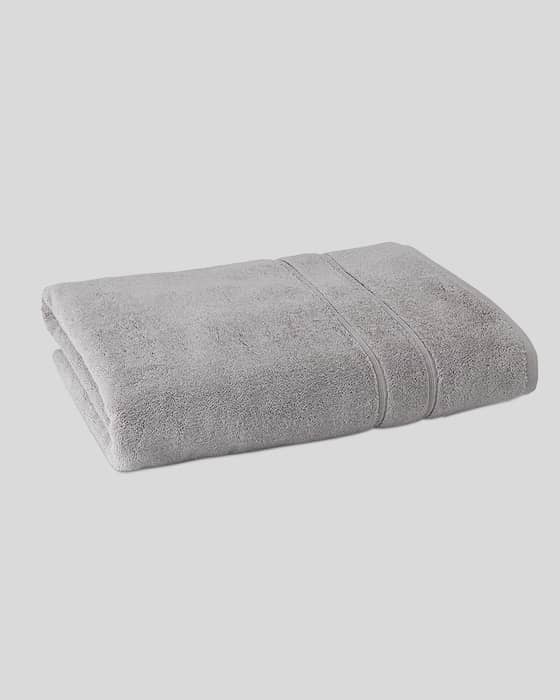 Turkish Cotton Bath Sheet in Opal Gray