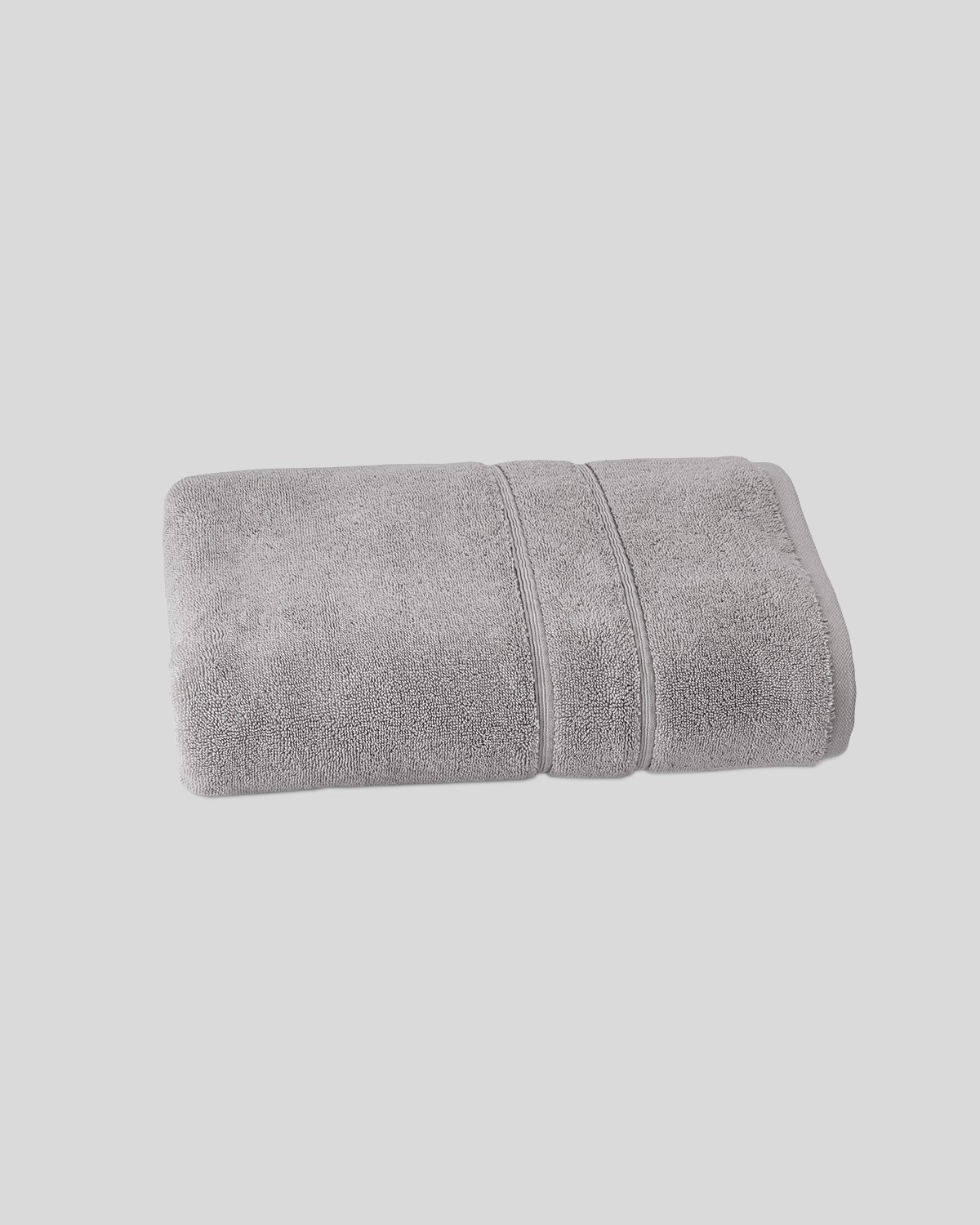 Turkish Cotton Bath Towel, Opal Gray