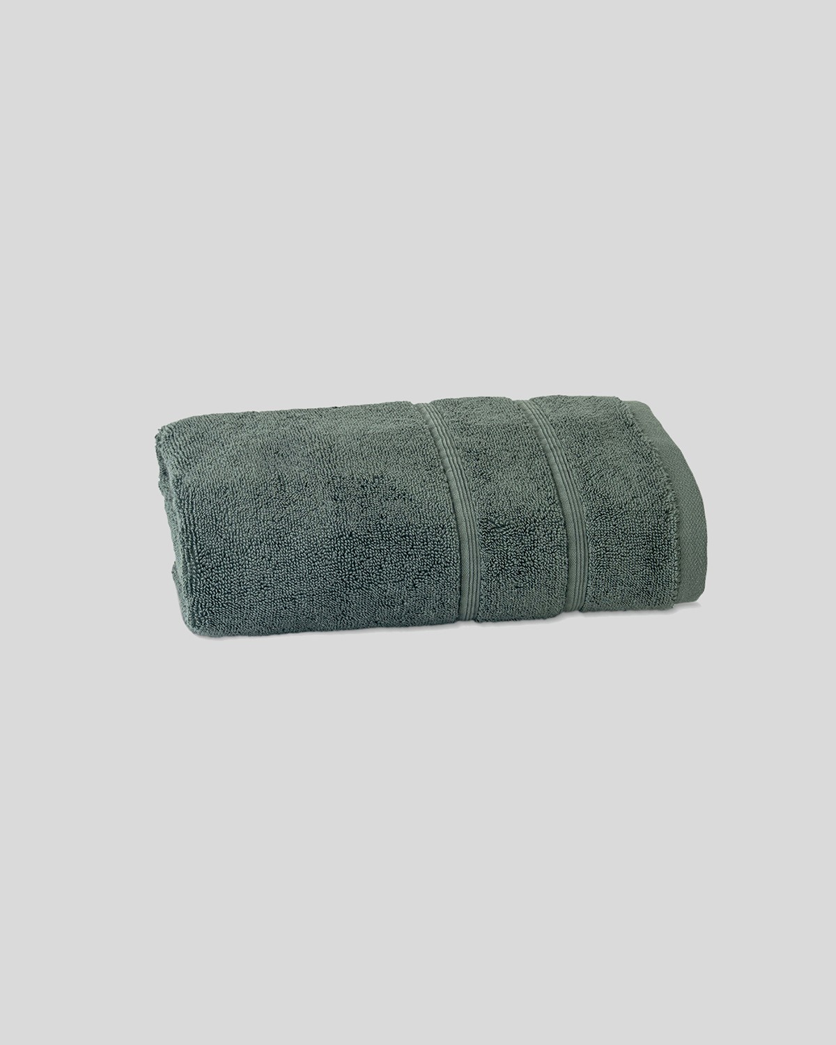 Turkish Cotton Hand Towel, Pine Green