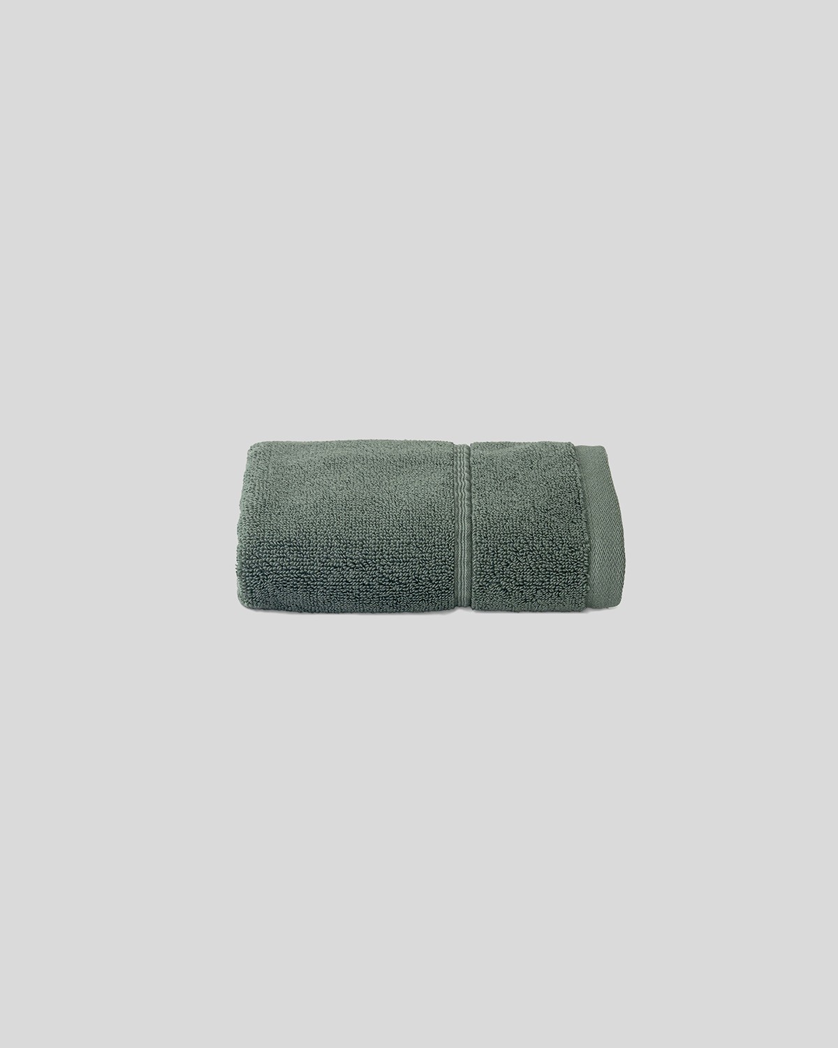 Turkish Cotton Washcloth, Pine Green