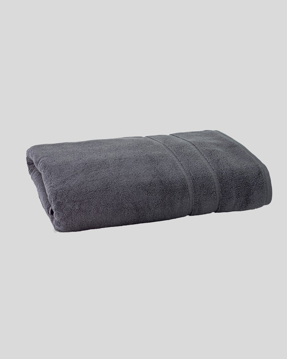 Turkish Cotton Bath Sheet in Tornado Gray