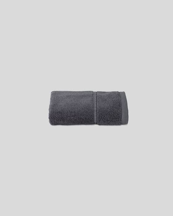 Turkish Cotton Washcloth in Tornado Gray