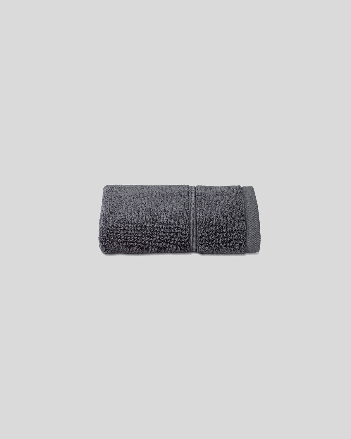 Turkish Cotton Washcloth, Tornado Gray