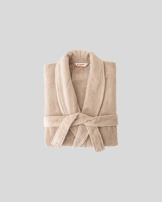 Spa Plush Cotton High Volume Bathrobe in Sandshell