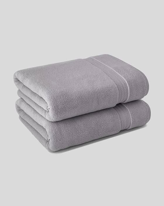 Terry Bath Sheets in Opal Gray