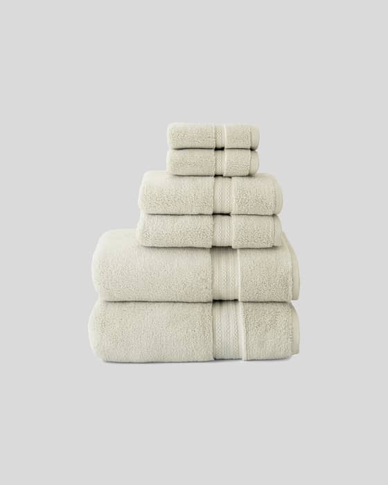 Terry Towel 6 Piece Set in Jade