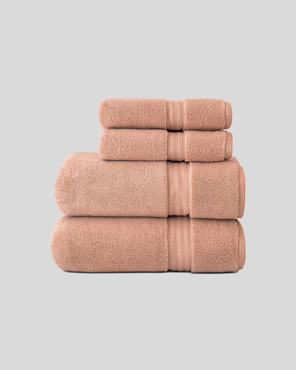 Terry Towel Sets, Almond Apricot