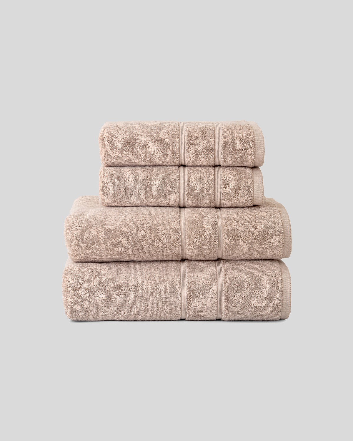 Turkish Cotton Towel Sets, Sandshell