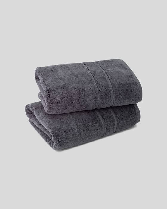 Turkish Cotton Bath Towels in Tornado Gray