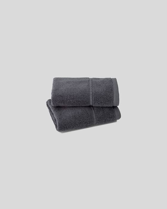 Turkish Cotton Washcloths in Tornado Gray