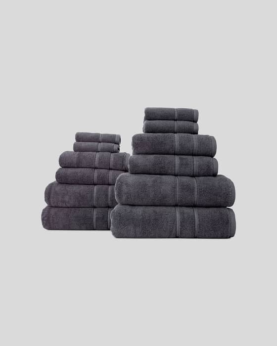 Turkish Cotton Mega Towel Set in Tornado Gray