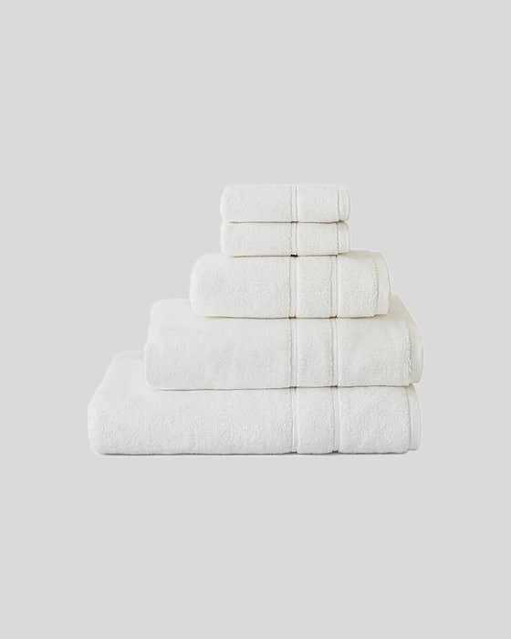 Turkish Cotton All Towel Set in White